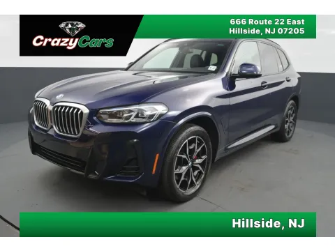 Blue 2022 BMW X3 xDrive30i Sport Utility 4D for sale in Hillside, NJ