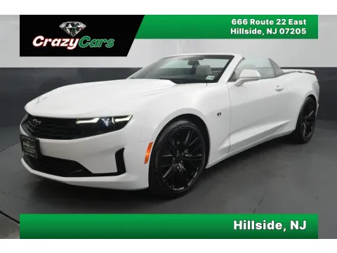 White 2023 Chevrolet Camaro LT Convertible 2D for sale in Hillside, NJ