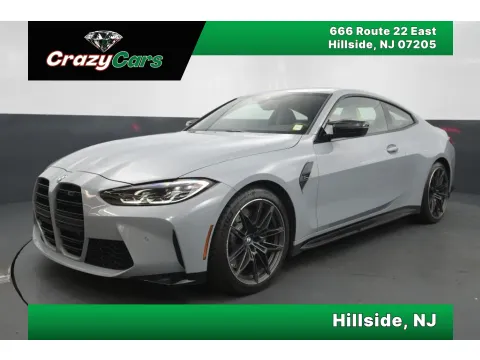 Gray 2021 BMW M4 Competition Coupe 2D for sale in Hillside, NJ