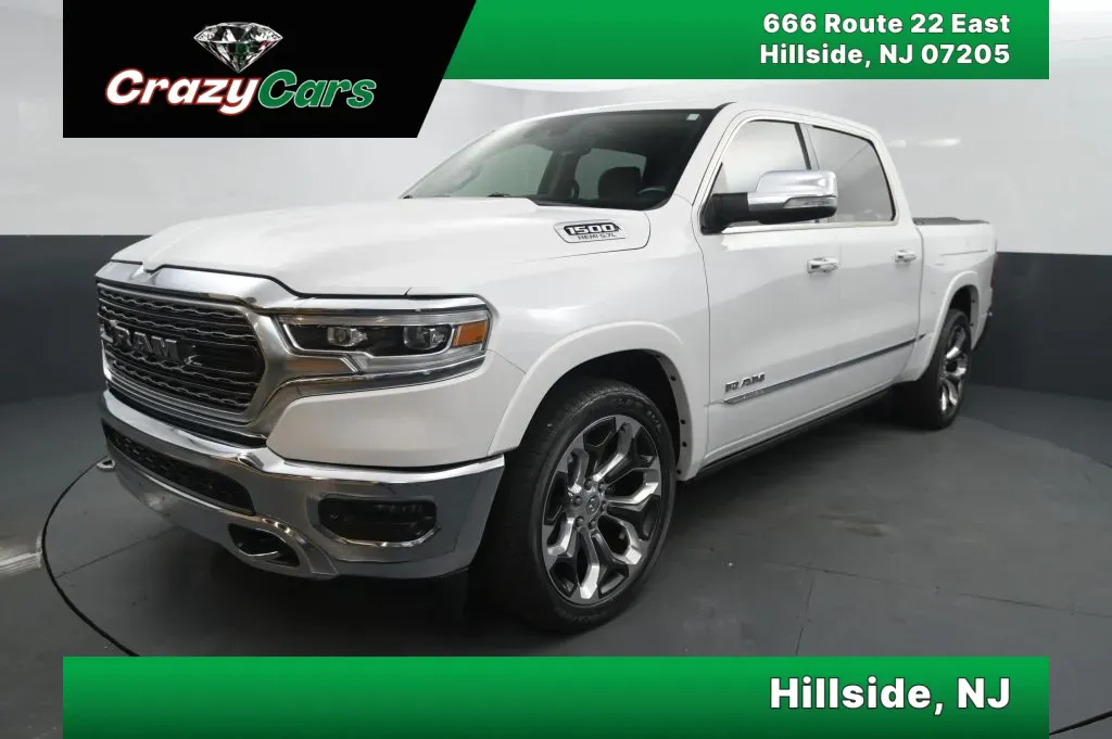 White 2019 Ram 1500 Crew Cab Limited Pickup 4D 5 1/2 ft for sale in Hillside, NJ