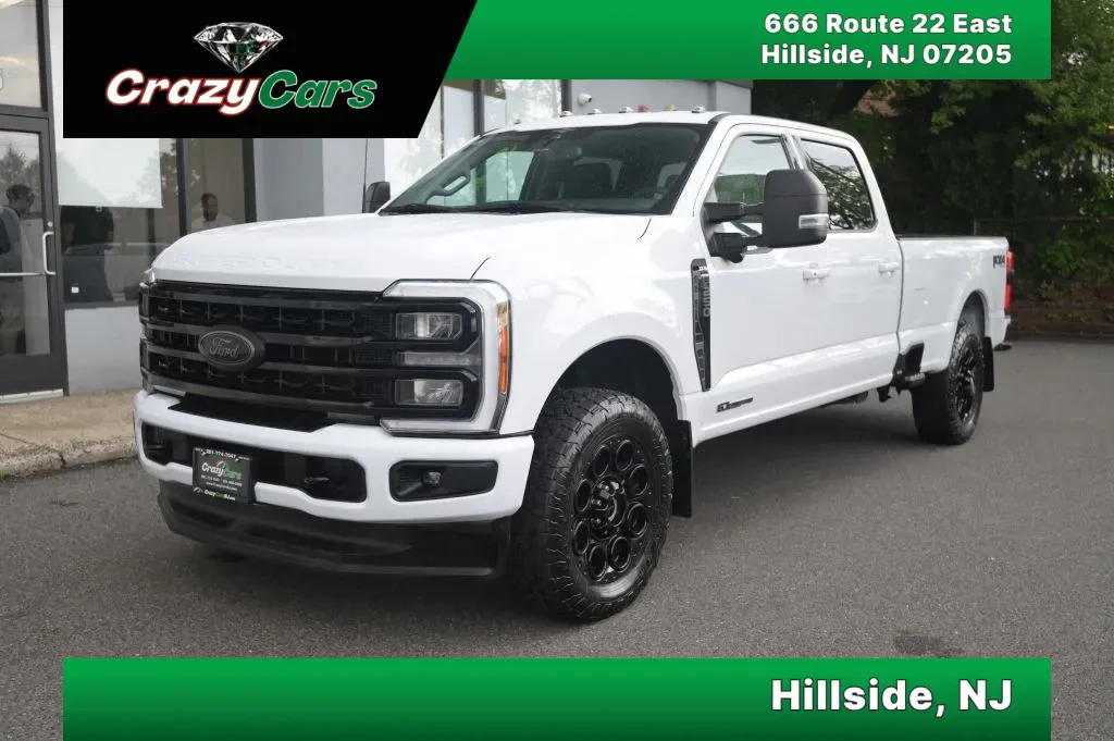 White 2023 Ford F250 Super Duty Crew Cab XLT Pickup 4D 8 ft for sale in Hillside, NJ