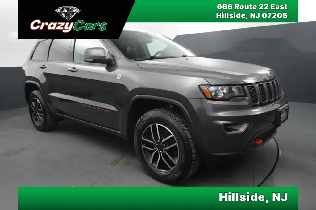 Gray 2021 Jeep Grand Cherokee Trailhawk Sport Utility 4D for sale in Hillside, NJ