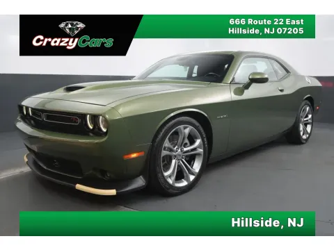 Green 2021 Dodge Challenger R/T Coupe 2D for sale in Hillside, NJ