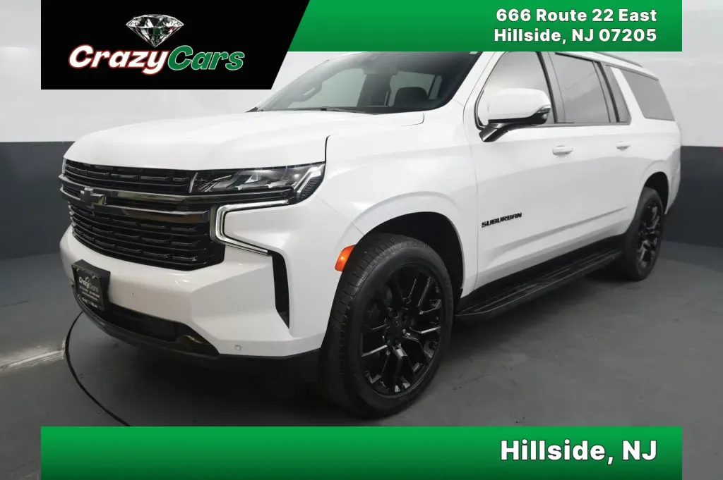 White 2022 Chevrolet Suburban RST Sport Utility 4D for sale in Hillside, NJ