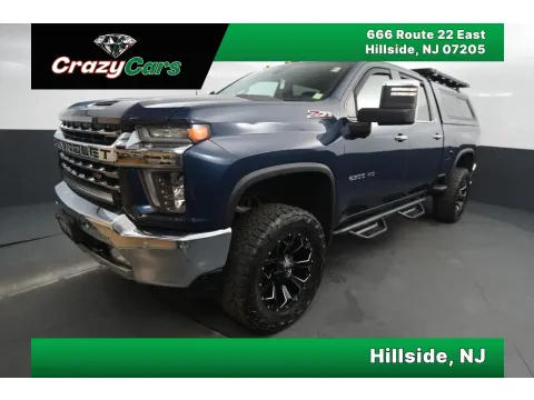 Blue 2020 Chevrolet Silverado 2500 HD Crew Cab LTZ Pickup 4D 6 1/2 ft for sale in Hillside, NJ