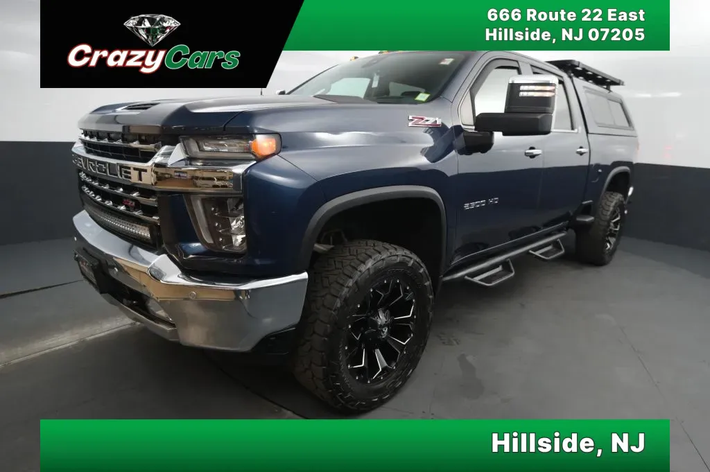 Blue 2020 Chevrolet Silverado 2500 HD Crew Cab LTZ Pickup 4D 6 1/2 ft for sale in Hillside, NJ