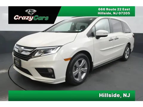 White 2018 Honda Odyssey EX-L w/Navigation & RES Minivan 4D for sale in Hillside, NJ