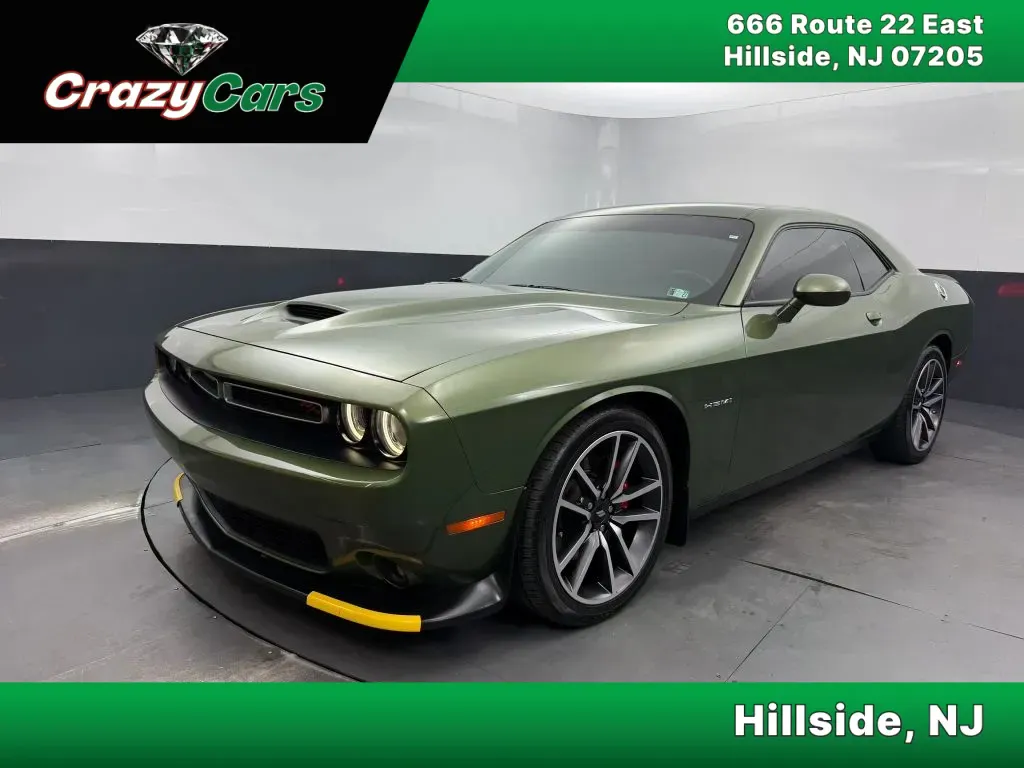 Green 2022 Dodge Challenger R/T Coupe 2D for sale in Hillside, NJ