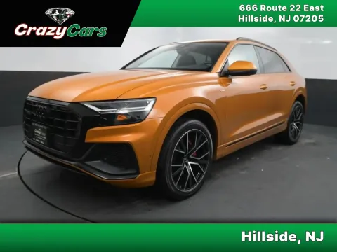 Yellow 2021 Audi Q8 55 TFSI Premium Plus Sport Utility 4D for sale in Hillside, NJ