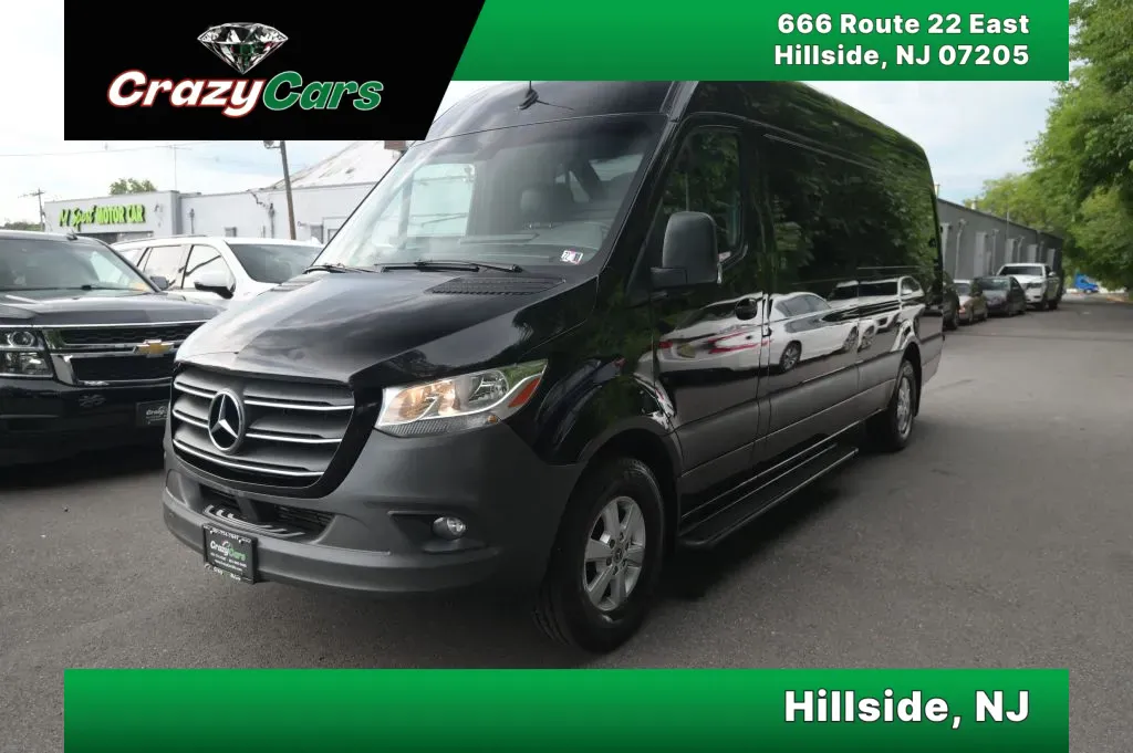 Black 2021 Mercedes-Benz Sprinter 2500 Cargo High Roof w/170' WB Van 3D for sale in Hillside, NJ