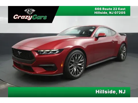 Red 2024 Ford Mustang EcoBoost Premium Coupe 2D for sale in Hillside, NJ