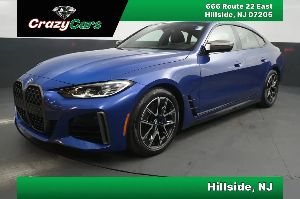 Blue 2022 BMW 4 Series M440i xDrive Gran Coupe Sedan 4D for sale in Hillside, NJ