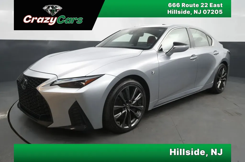 Silver 2022 Lexus IS 350 F SPORT Sedan 4D for sale in Hillside, NJ