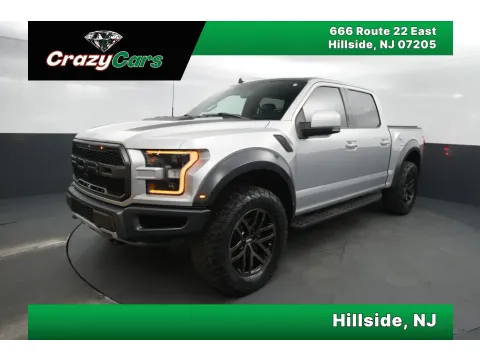 Silver 2019 Ford F-150 SuperCrew Cab Raptor Pickup 4D 5 1/2 ft for sale in Hillside, NJ