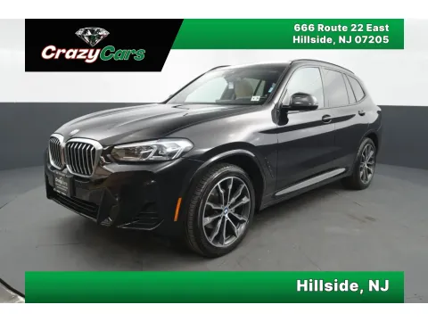 Black 2022 BMW X3 xDrive30i Sport Utility 4D for sale in Hillside, NJ