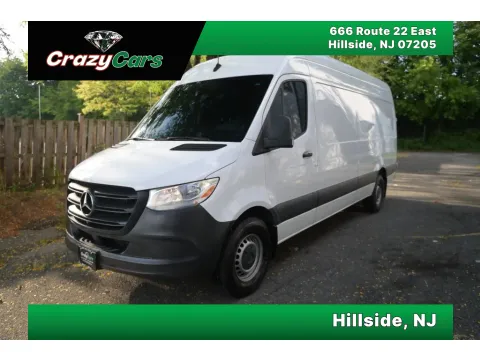 White 2023 Mercedes-Benz Sprinter 2500 Cargo High Roof w/170' WB Van 3D for sale in Hillside, NJ