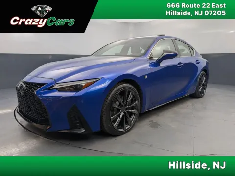 Blue 2022 Lexus IS 350 F SPORT Sedan 4D for sale in Hillside, NJ
