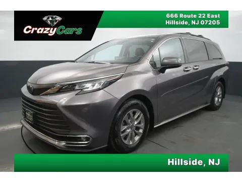 Gray 2022 Toyota Sienna XLE Minivan 4D for sale in Hillside, NJ