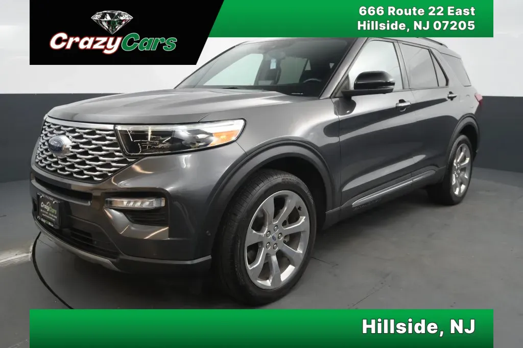 Gray 2020 Ford Explorer Platinum Sport Utility 4D for sale in Hillside, NJ