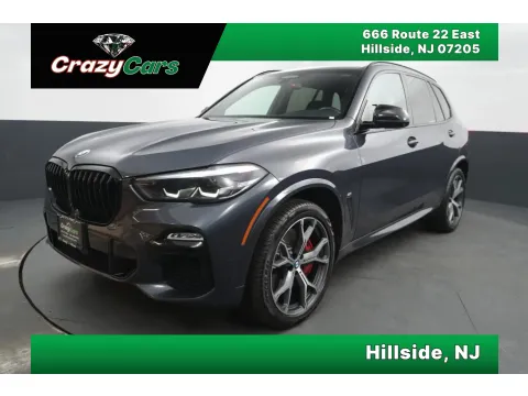 Gray 2021 BMW X5 M50i Sport Utility 4D for sale in Hillside, NJ