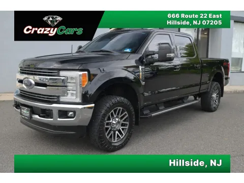 Black 2017 Ford F250 Super Duty Crew Cab Lariat Pickup 4D 6 3/4 ft for sale in Hillside, NJ