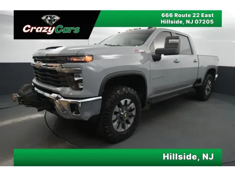 Gray 2024 Chevrolet Silverado 2500 HD Crew Cab LT Pickup 4D 6 1/2 ft for sale in Hillside, NJ