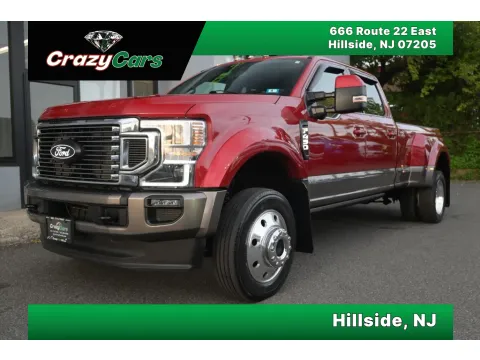 Red 2022 Ford F450 Super Duty Crew Cab King Ranch Pickup 4D 8 ft for sale in Hillside, NJ