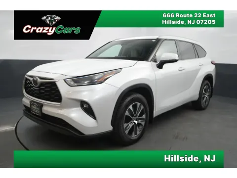 White 2022 Toyota Highlander XLE Sport Utility 4D for sale in Hillside, NJ