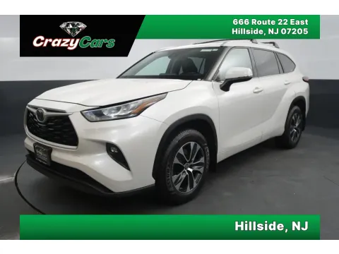 White 2020 Toyota Highlander XLE Sport Utility 4D for sale in Hillside, NJ