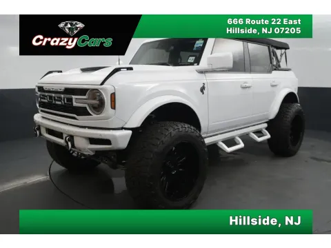 White 2024 Ford Bronco Big Bend Sport Utility 4D for sale in Hillside, NJ