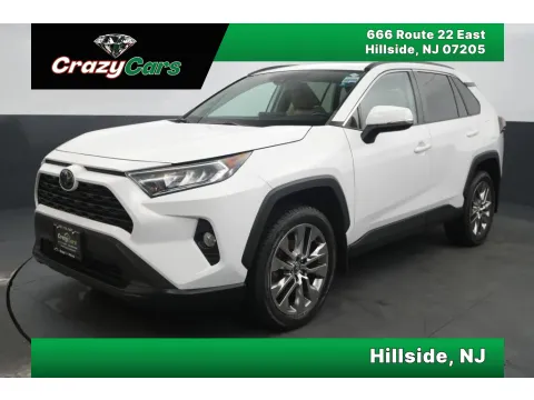 White 2020 Toyota RAV4 XLE Premium Sport Utility 4D for sale in Hillside, NJ