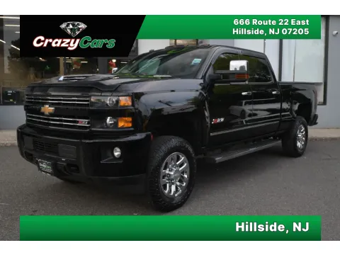 Black 2019 Chevrolet Silverado 3500 HD Crew Cab LTZ Pickup 4D 6 1/2 ft for sale in Hillside, NJ