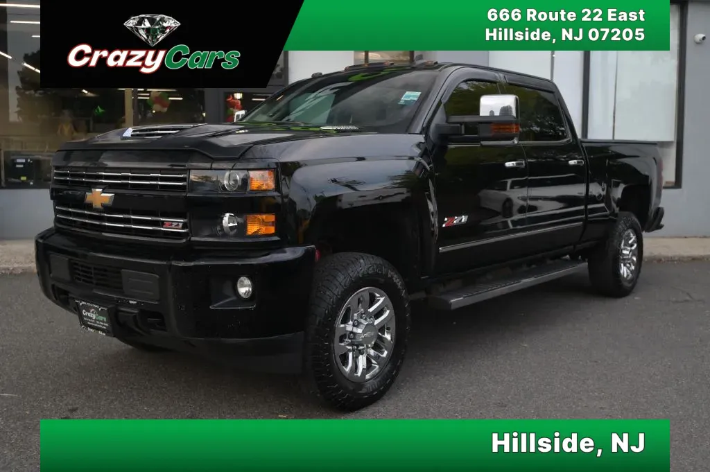 Black 2019 Chevrolet Silverado 3500 HD Crew Cab LTZ Pickup 4D 6 1/2 ft for sale in Hillside, NJ