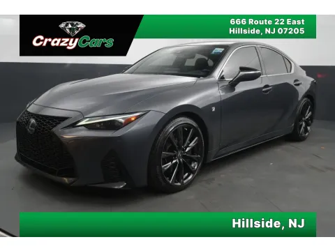 Gray 2021 Lexus IS 350 F SPORT Sedan 4D for sale in Hillside, NJ