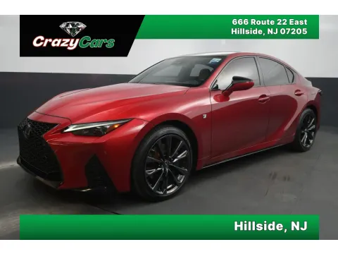 Red 2021 Lexus IS 350 F SPORT Sedan 4D for sale in Hillside, NJ