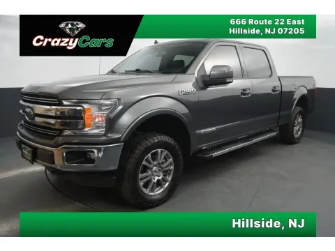 Gray 2019 Ford F-150 SuperCrew Cab Lariat Pickup 4D 6 1/2 ft for sale in Hillside, NJ
