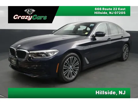 Blue 2019 BMW 5 Series 530e xDrive iPerformance Sedan 4D for sale in Hillside, NJ