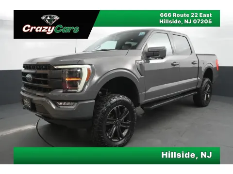Gray 2021 Ford F-150 SuperCrew Cab Lariat Pickup 4D 5 1/2 ft for sale in Hillside, NJ