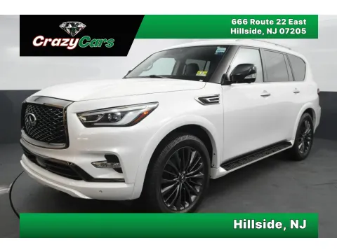 White 2021 INFINITI QX80 PREMIUM SELECT Sport Utility 4D for sale in Hillside, NJ