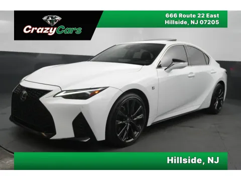 White 2021 Lexus IS 350 F SPORT Sedan 4D for sale in Hillside, NJ