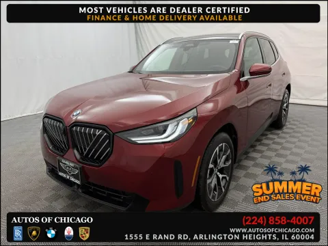 Red 2025 BMW X3 30 xDrive for sale in Arlington Heights, IL