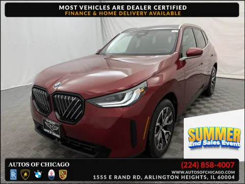 Red 2025 BMW X3 30 xDrive for sale in Arlington Heights, IL