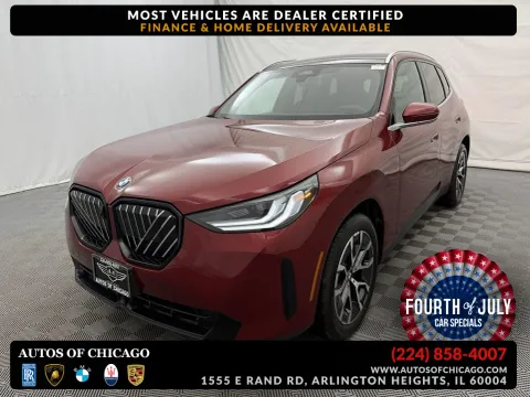 Red 2025 BMW X3 30 xDrive for sale in Arlington Heights, IL