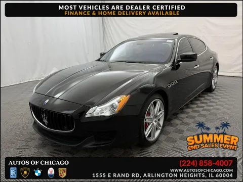Black 2014 Maserati Quattroporte S Q4 for sale in Arlington Heights, IL