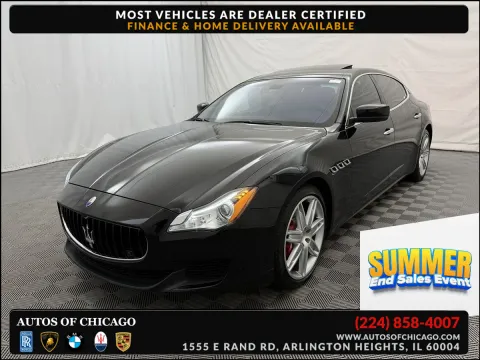 Black 2014 Maserati Quattroporte S Q4 for sale in Arlington Heights, IL