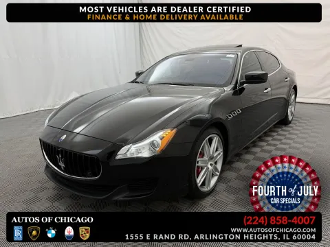 Black 2014 Maserati Quattroporte S Q4 for sale in Arlington Heights, IL