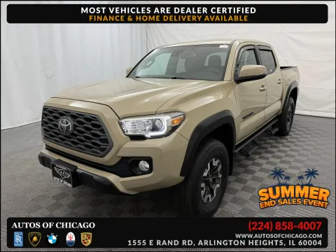 Beige 2020 Toyota Tacoma TRD Off Road for sale in Arlington Heights, IL