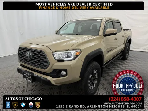 Beige 2020 Toyota Tacoma TRD Off Road for sale in Arlington Heights, IL