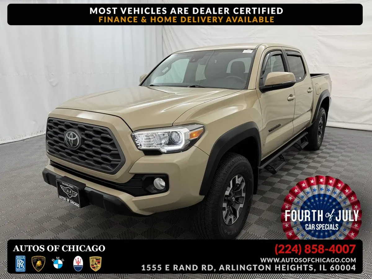 Beige 2020 Toyota Tacoma TRD Off Road for sale in Arlington Heights, IL