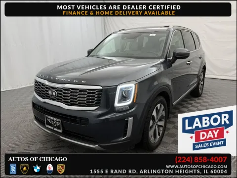 Gray 2020 Kia Telluride S for sale in Arlington Heights, IL